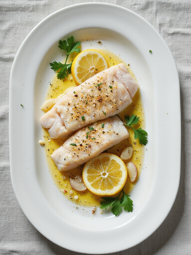 lemon garlic baked fish