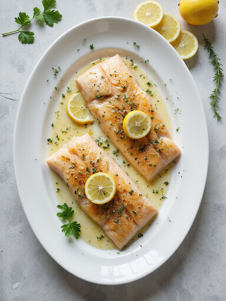 lemon herb baked fish recipe