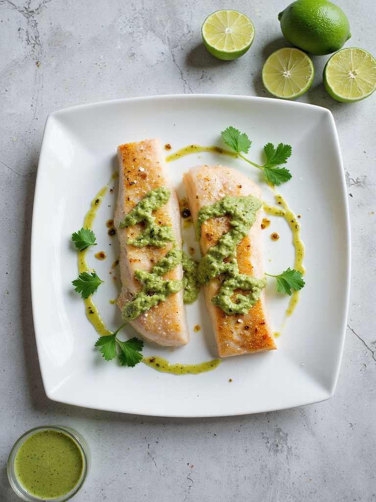 light healthy zesty dish