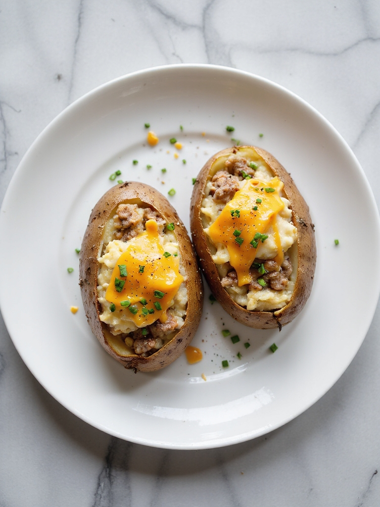 loaded twice baked potato delight