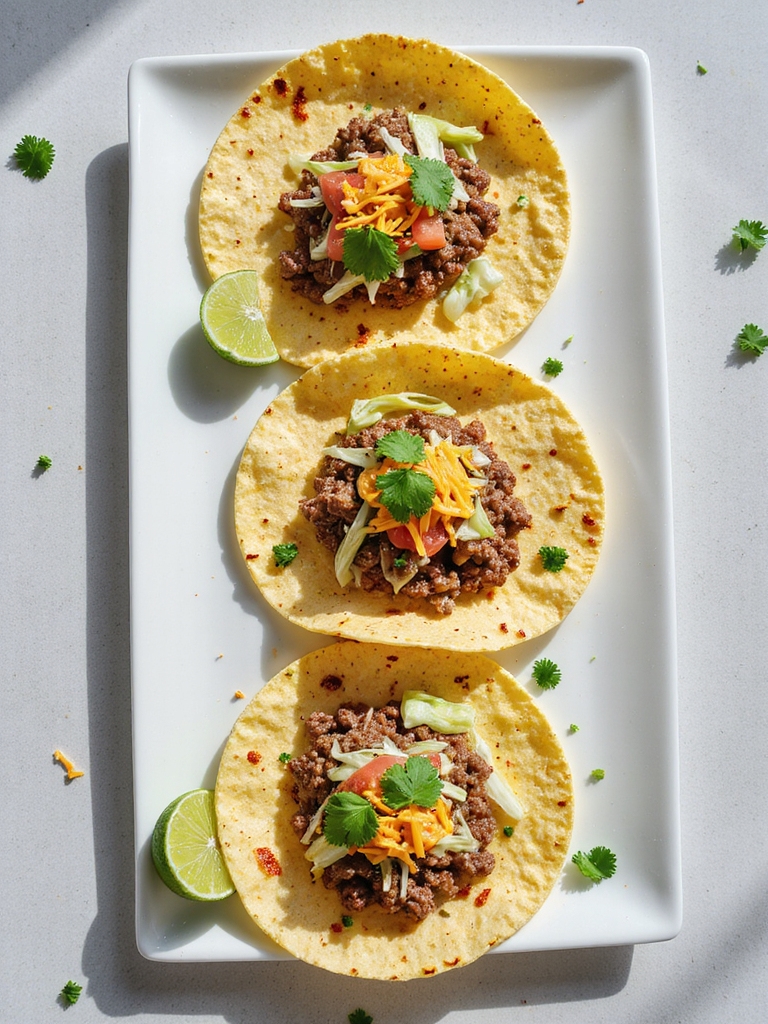 low calorie beef tacos