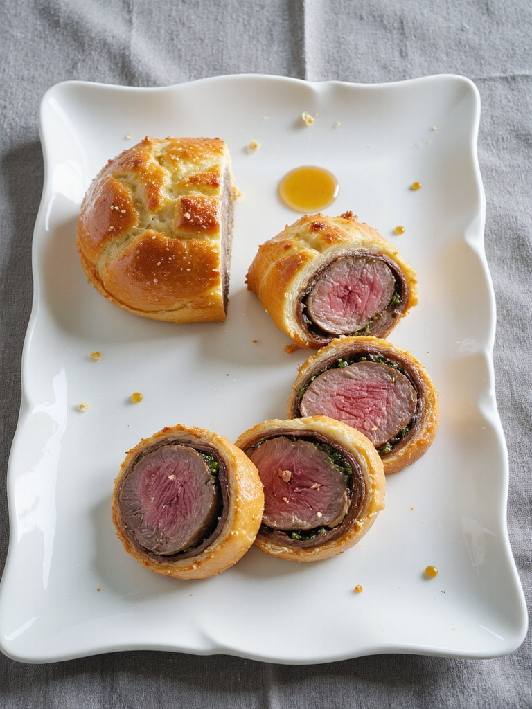 luxurious beef pastry delight