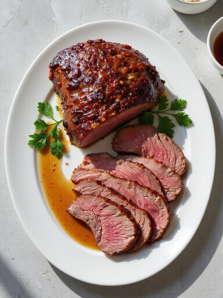 maple bourbon corned beef delight