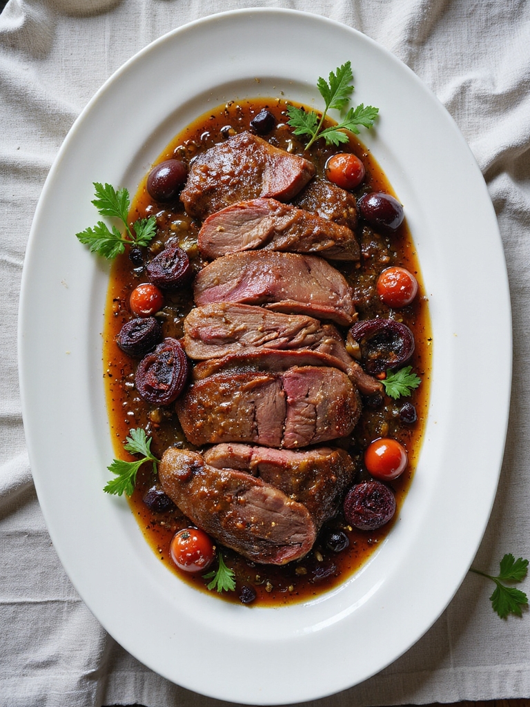 mediterranean brisket with olives