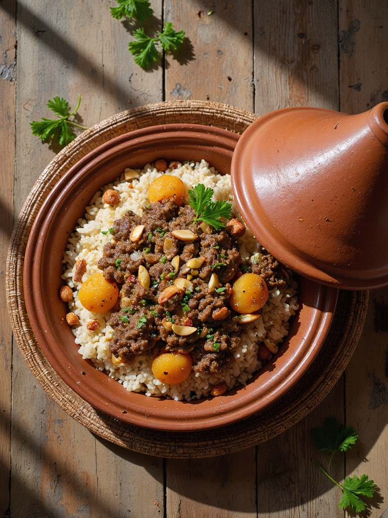 moroccan beef and rice