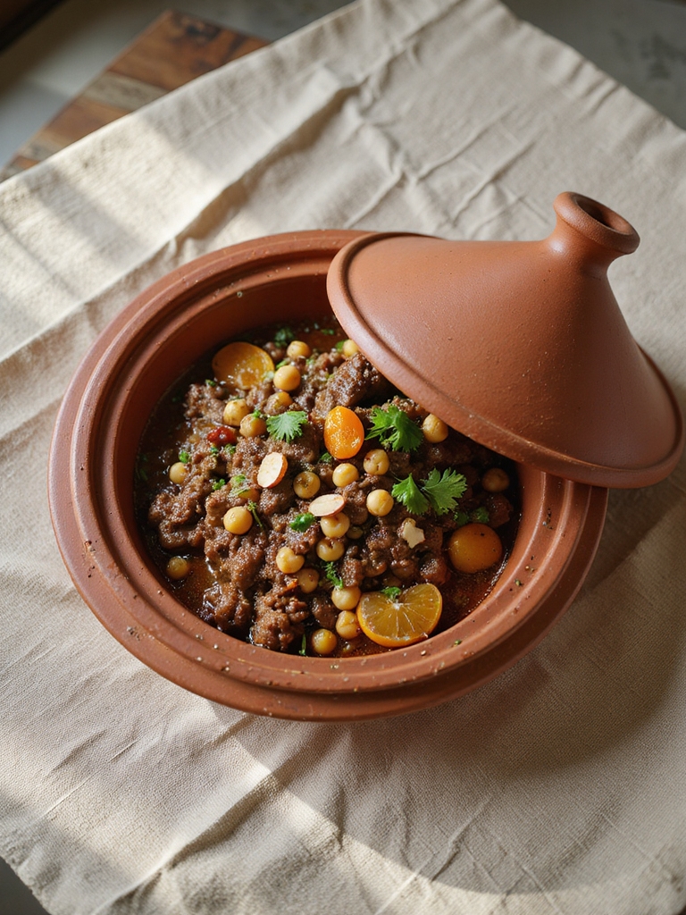 moroccan spiced beef tagine