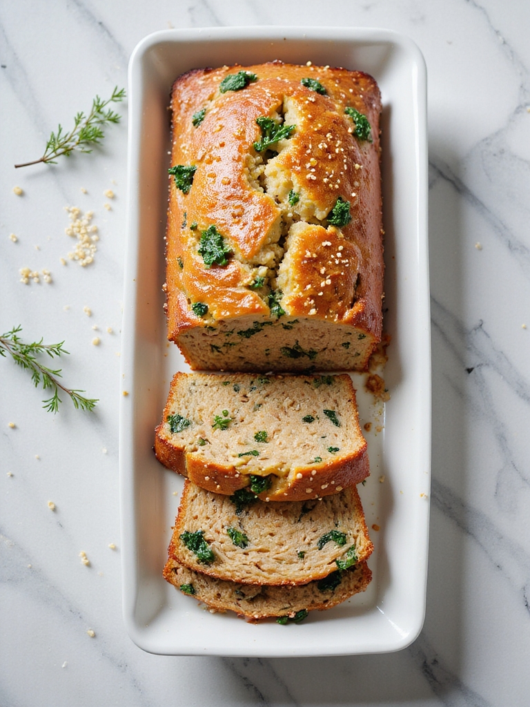 nutritious salmon quinoa loaf