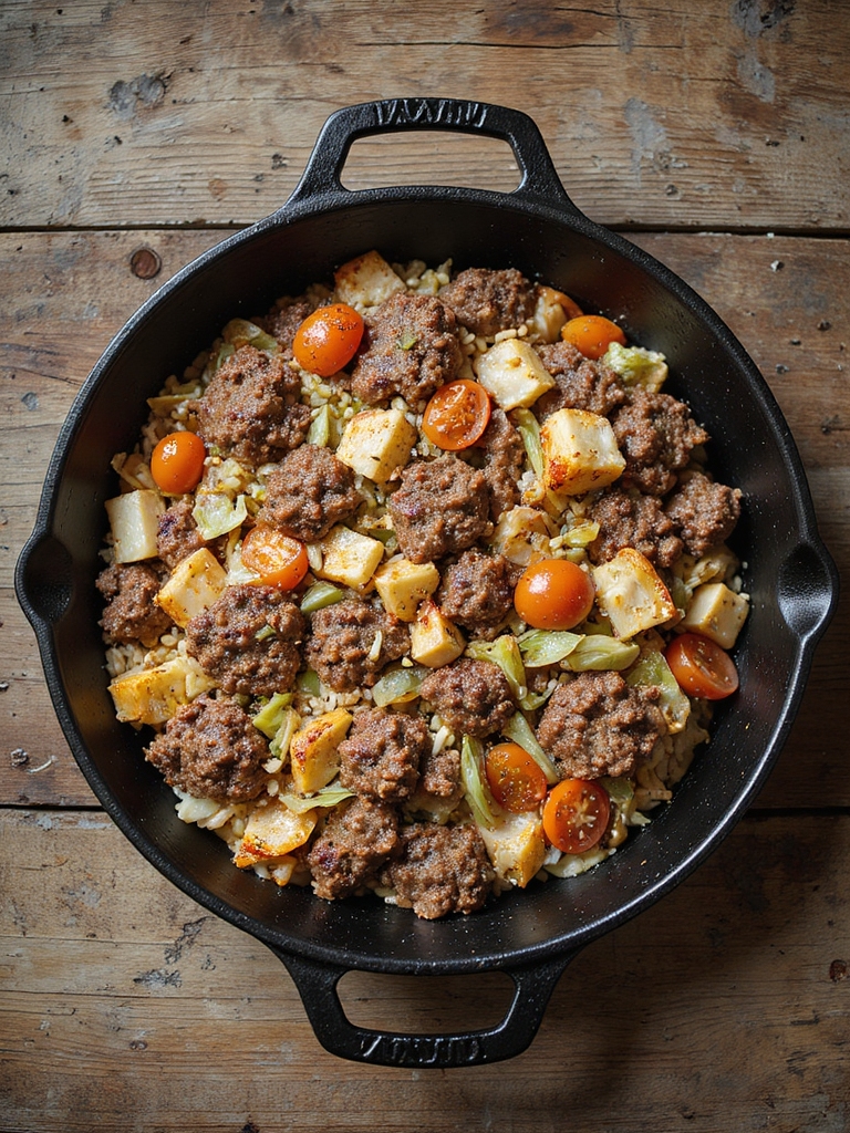 one pot beef and cabbage