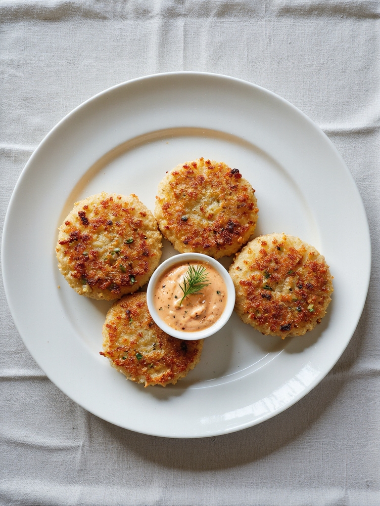 pollock fishcakes with remoulade