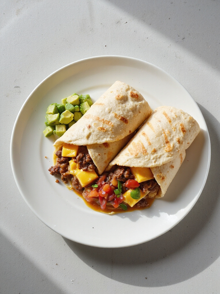 protein rich breakfast burrito