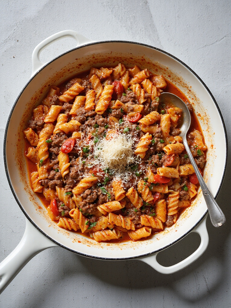 quick easy beef pasta