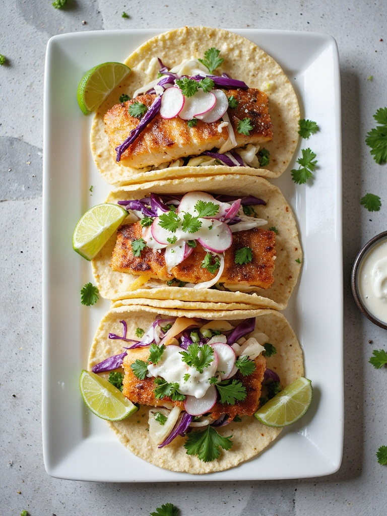 quick flavorful fish tacos