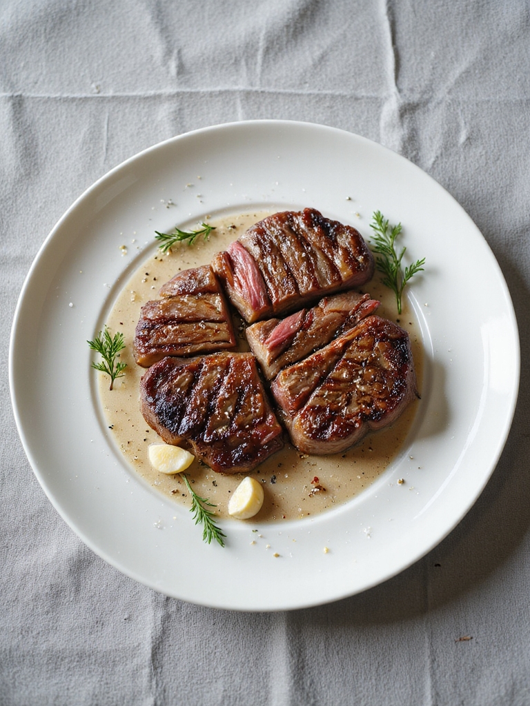 quick pan seared beef steak