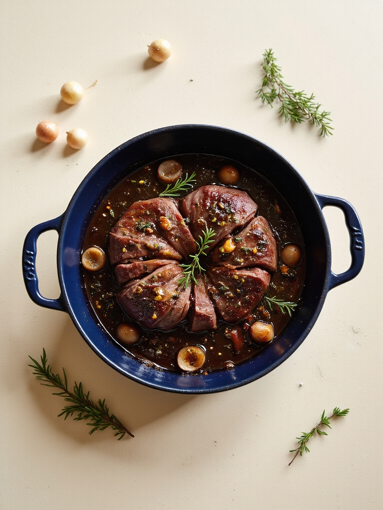 red wine braised chuck roast