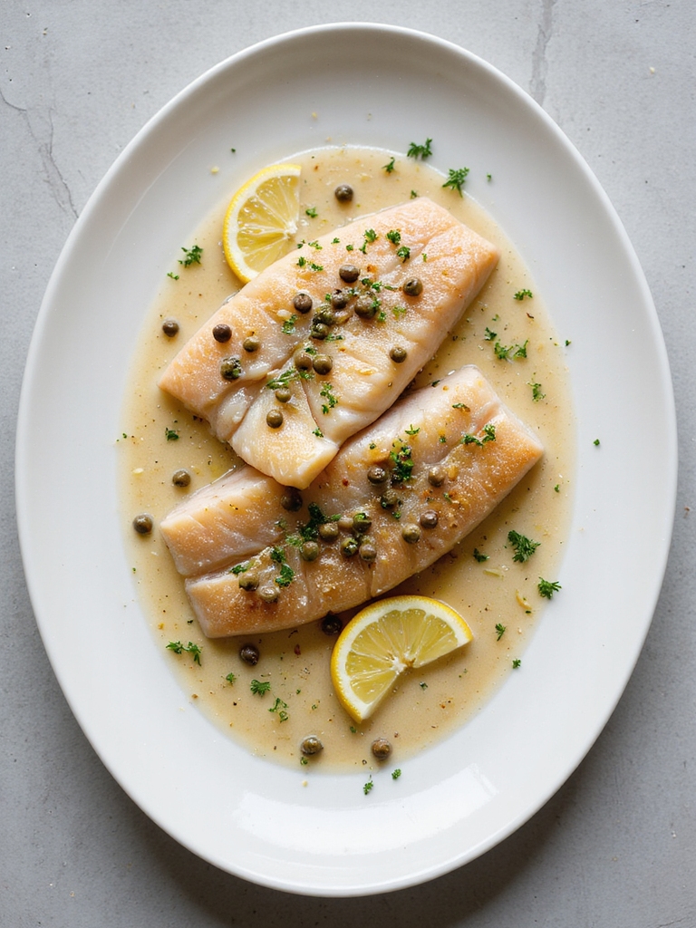 saut ed sole with citrus sauce
