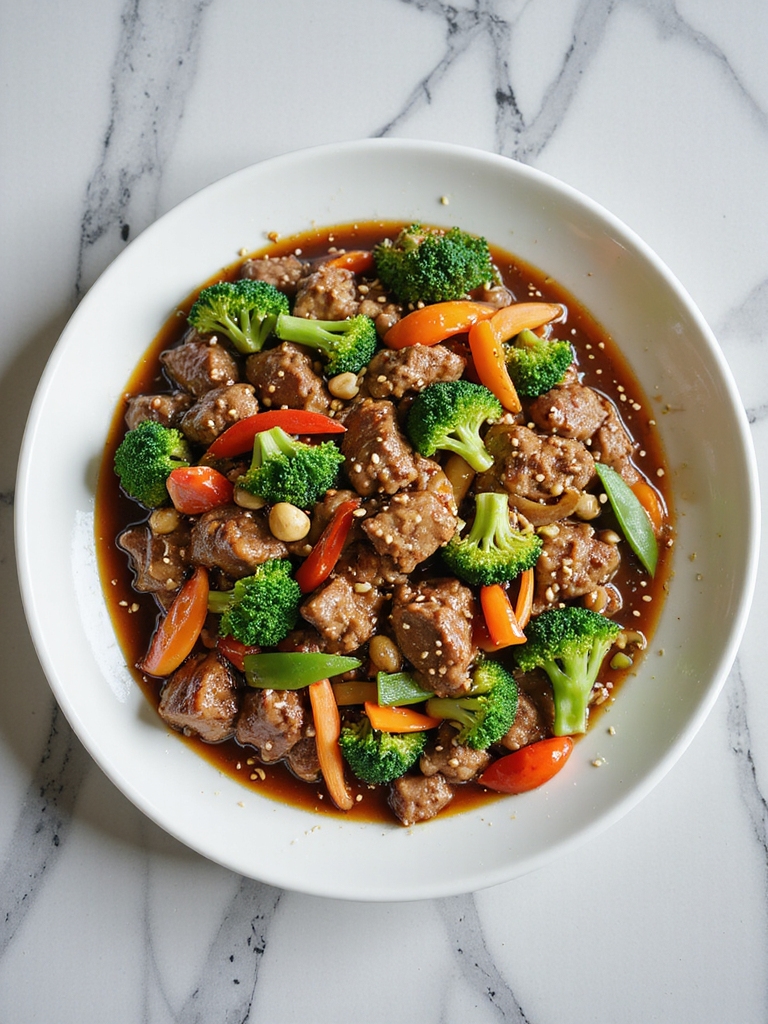 savory beef and vegetables