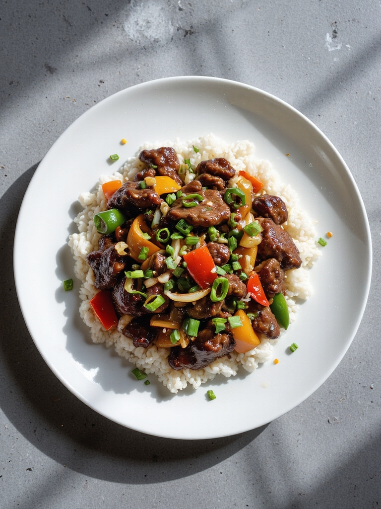 savory beef stir fry recipe