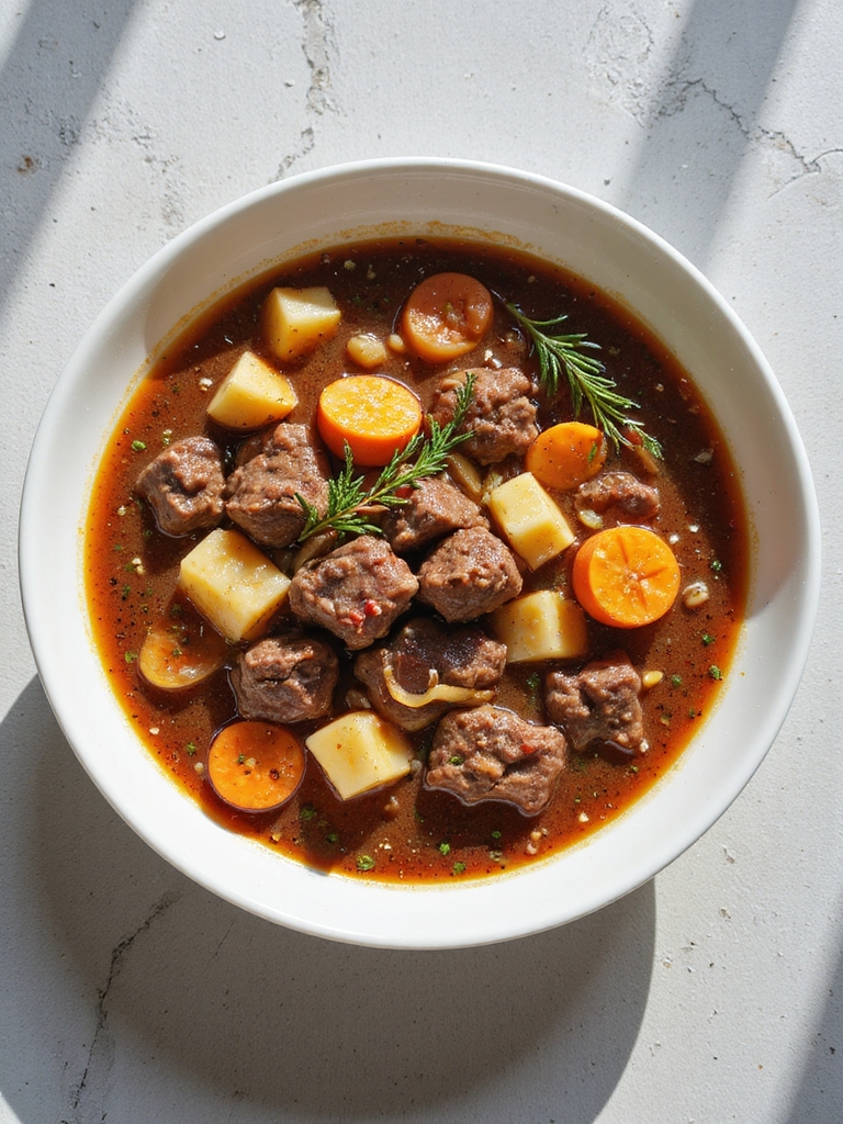 savory beef vegetable stew