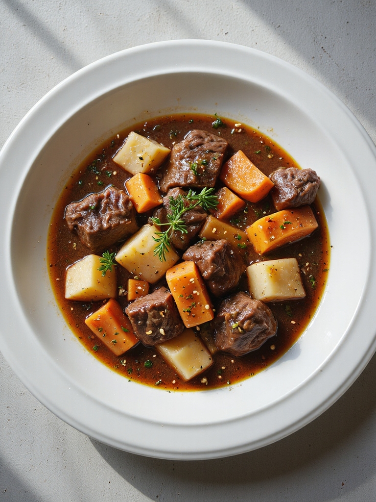 savory beef vegetable stew