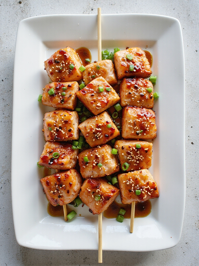 savory grilled salmon skewers