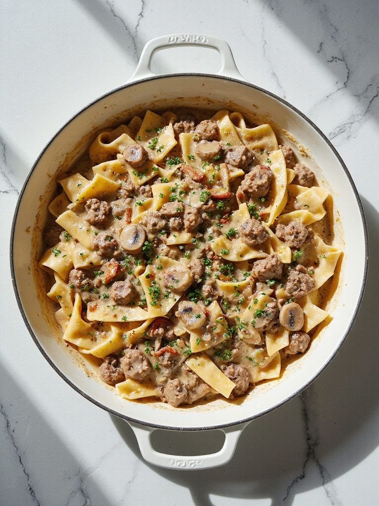 savory ground beef skillet