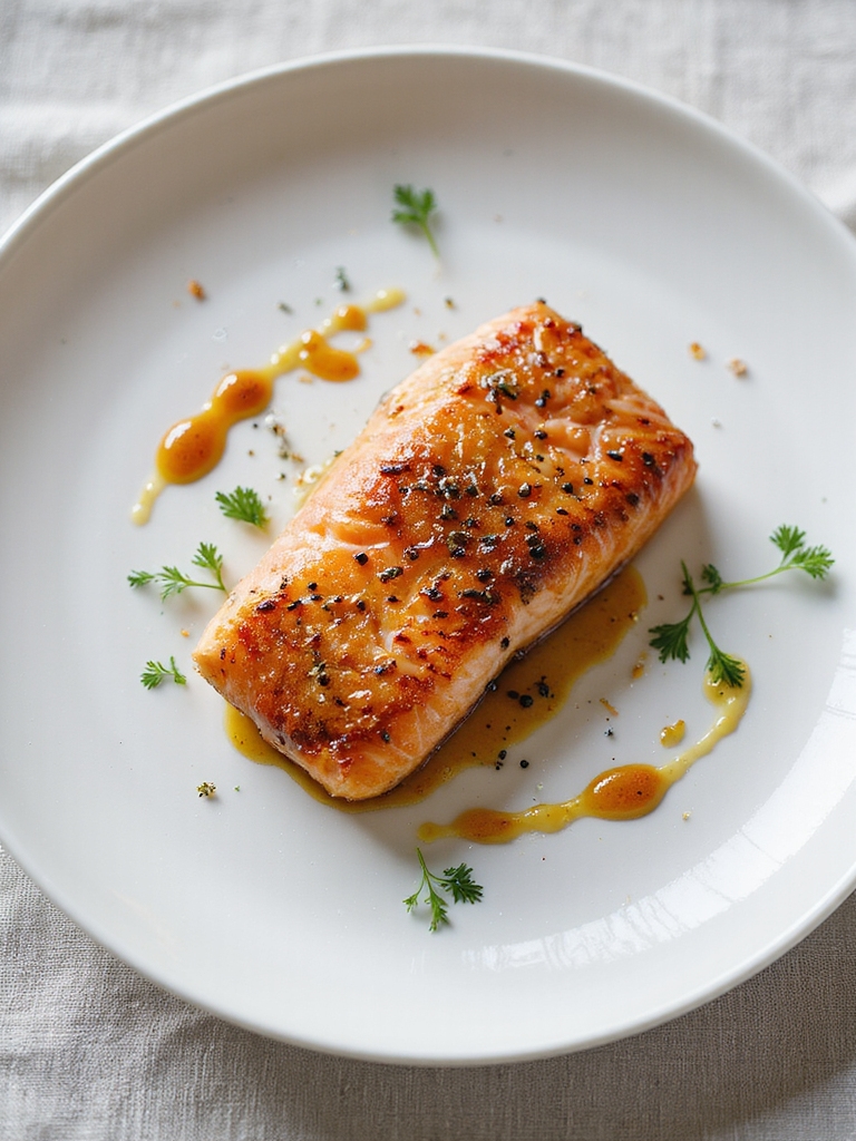 savory maple dijon salmon