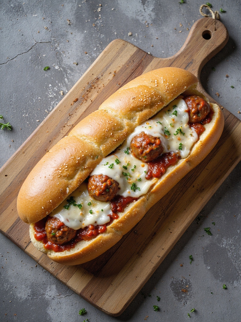 savory meatball sub recipe