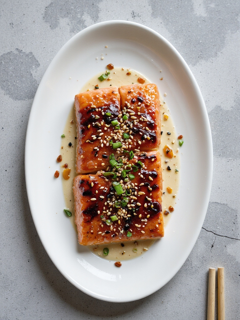 savory sesame ginger salmon