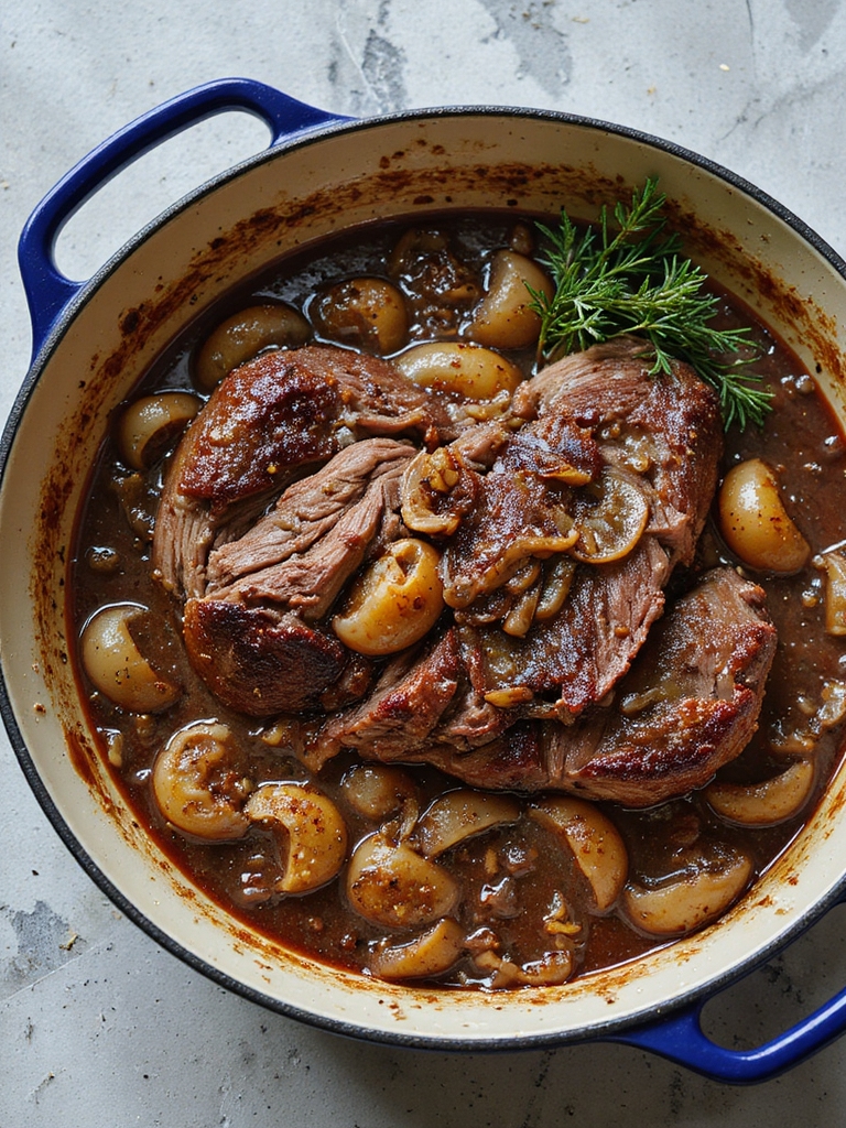 savory slow cooked beef roast