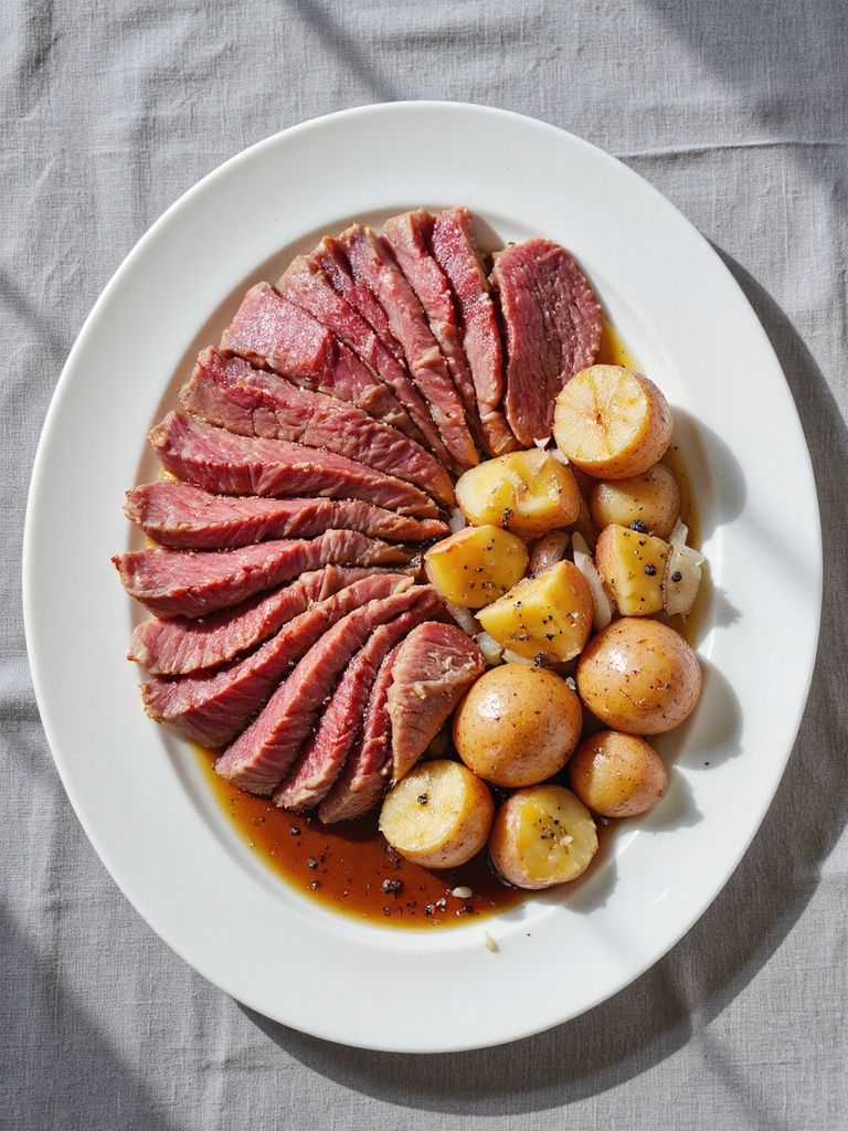 savory slow cooked corned beef