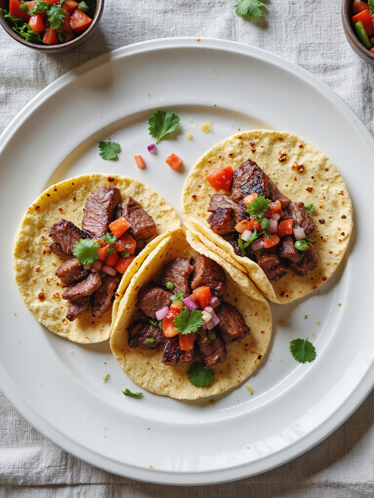 savory steak taco delight