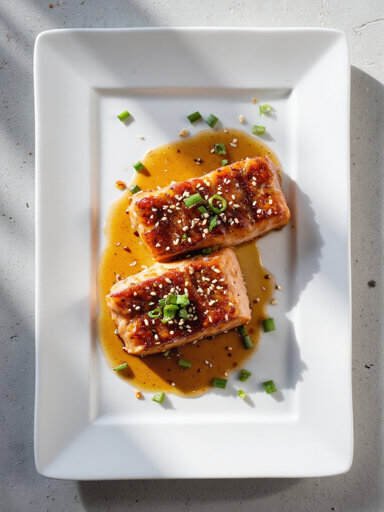 savory sweet quick salmon