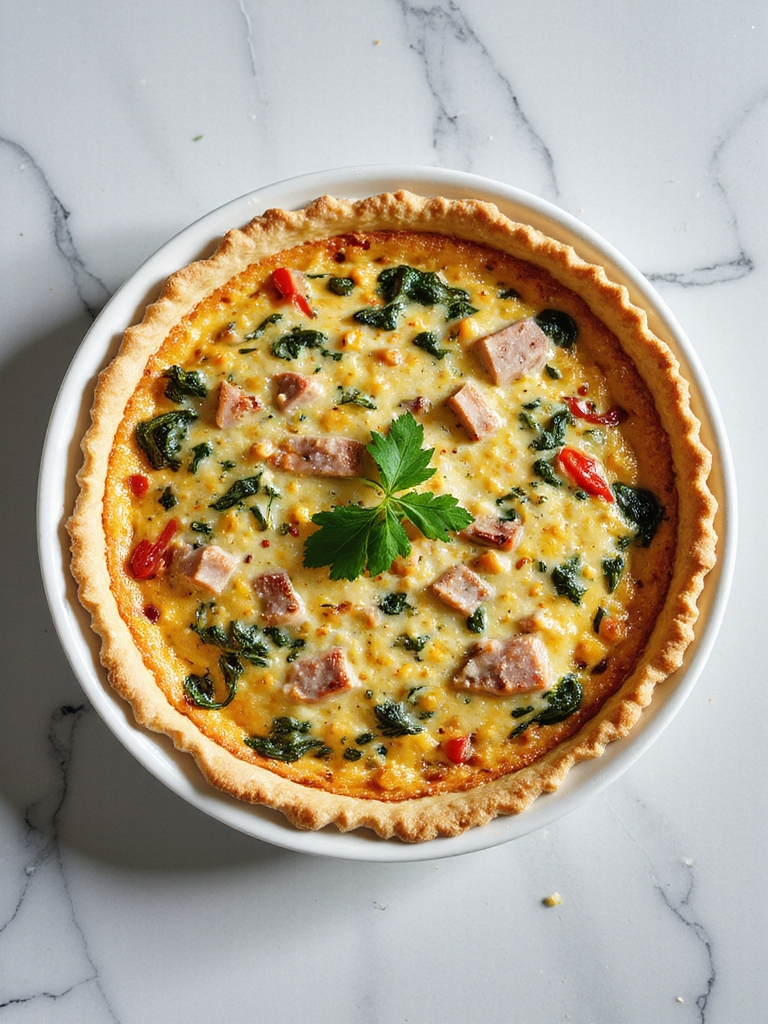 savory tuna quiche recipe