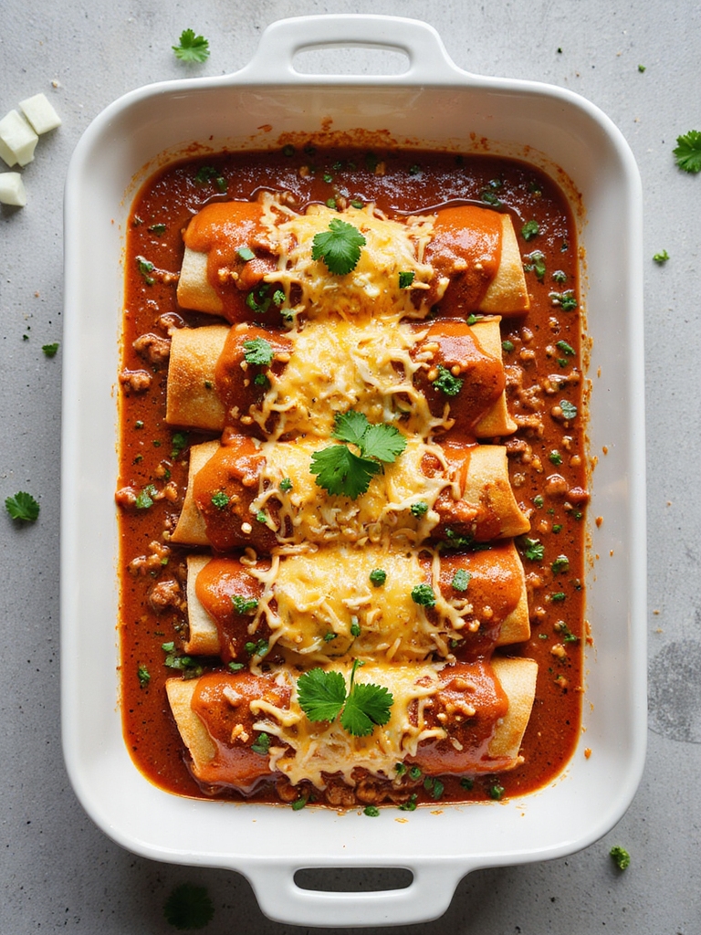slow cooker beef enchiladas recipe