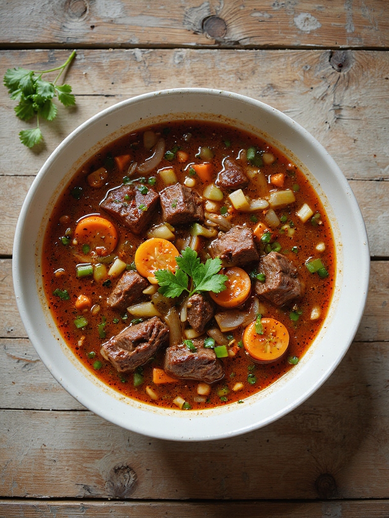 smoky beef vegetable soup