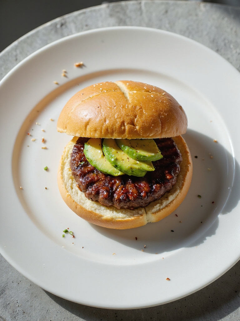 smoky chipotle avocado burger