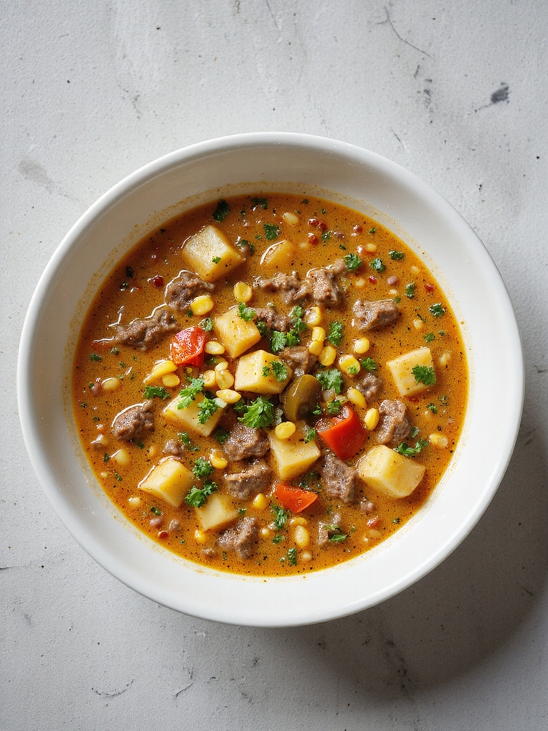 southwest beef chowder recipe