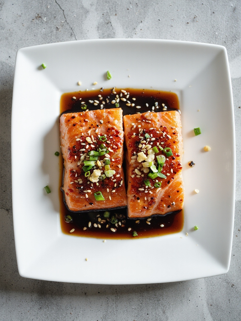 soy ginger fried salmon recipe