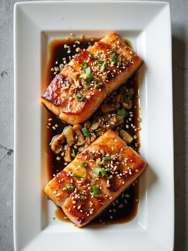 soy ginger grilled salmon