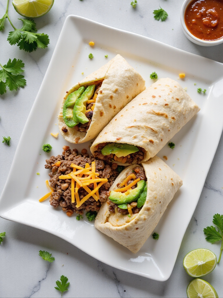spicy chipotle beef burrito