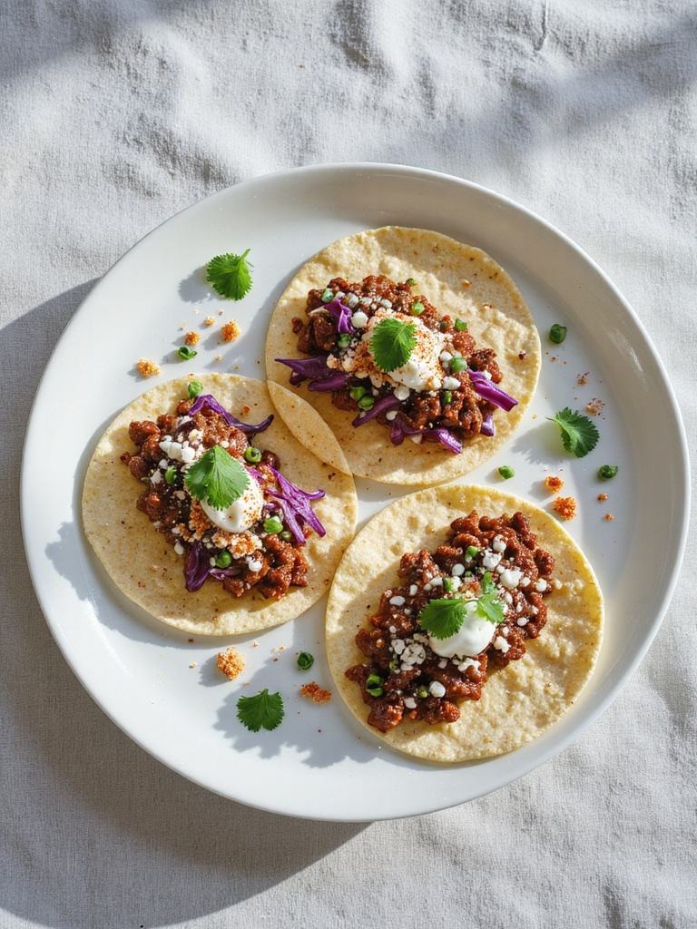 spicy chipotle beef tacos