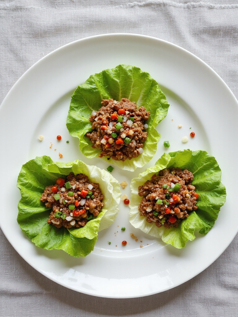 spicy ground beef wraps