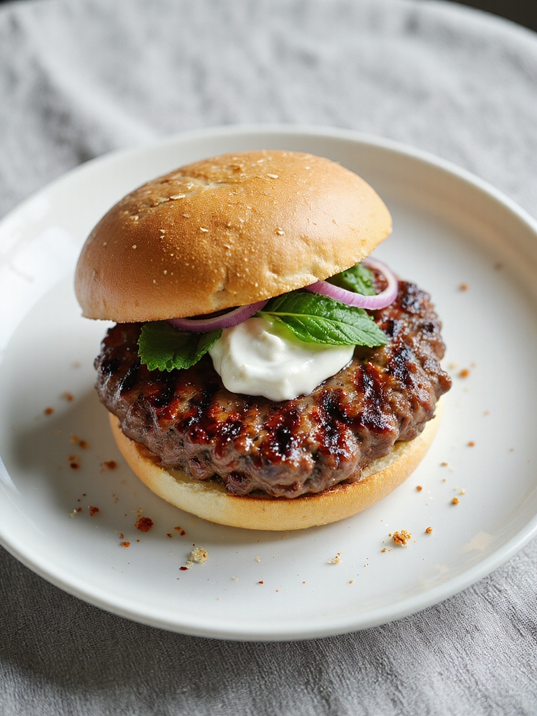 spicy harissa beef patties