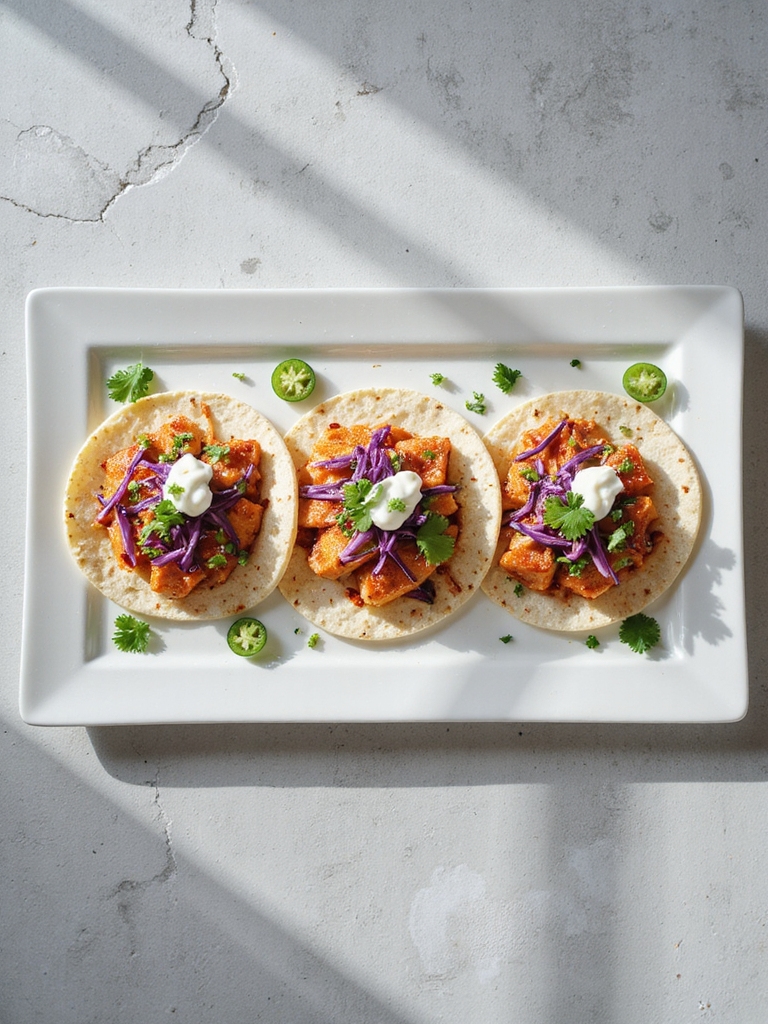 spicy salmon taco delight