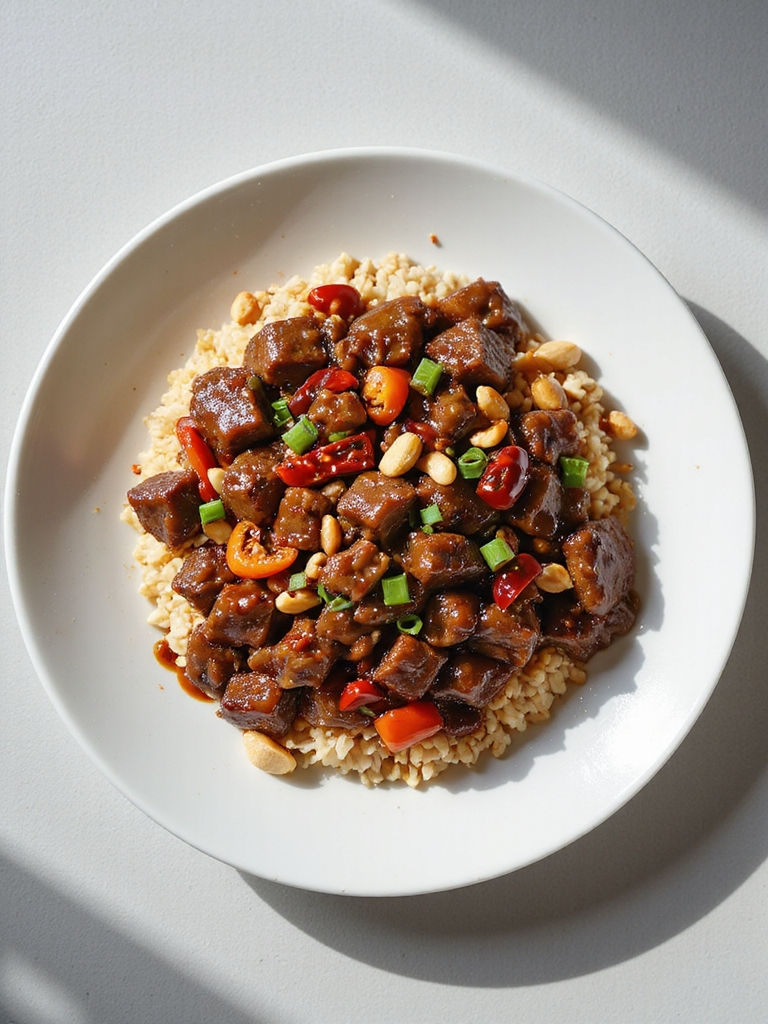 spicy sichuan stir fried beef
