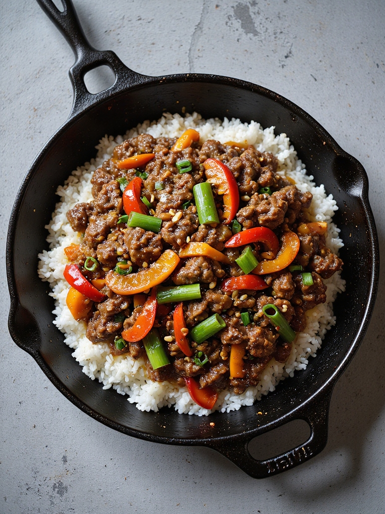 spicy szechuan beef delight