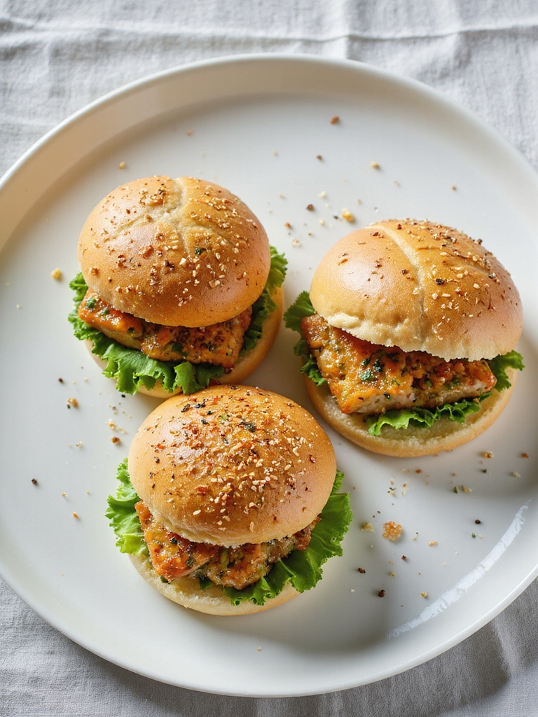 spicy wasabi fish sliders