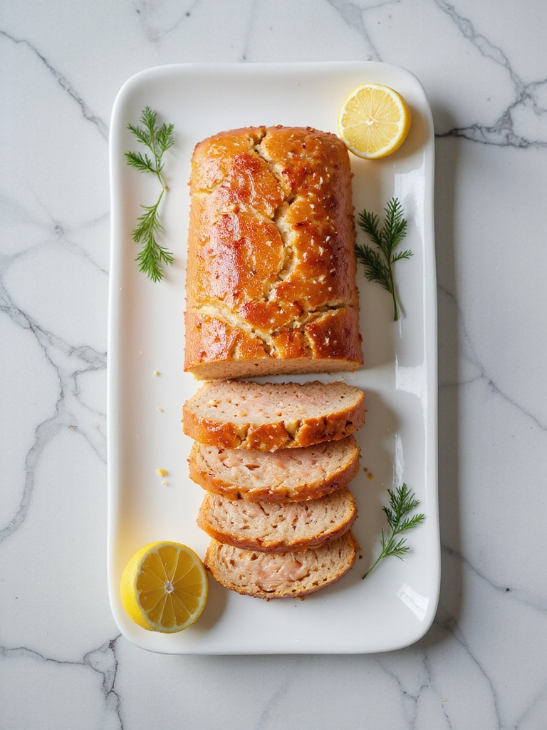 sustainable canned salmon loaf