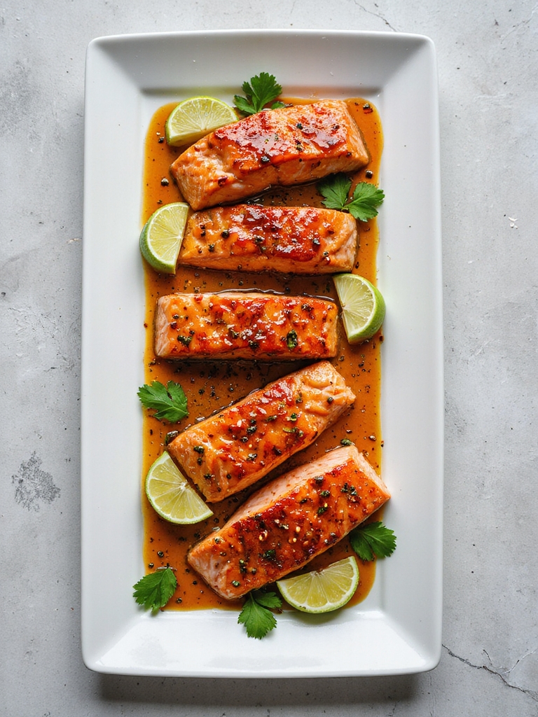 sweet and spicy salmon