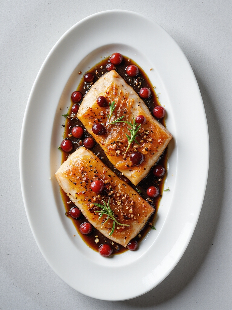 tangy balsamic cranberry tilapia